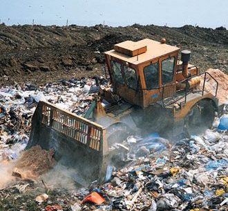 garbage dumping
